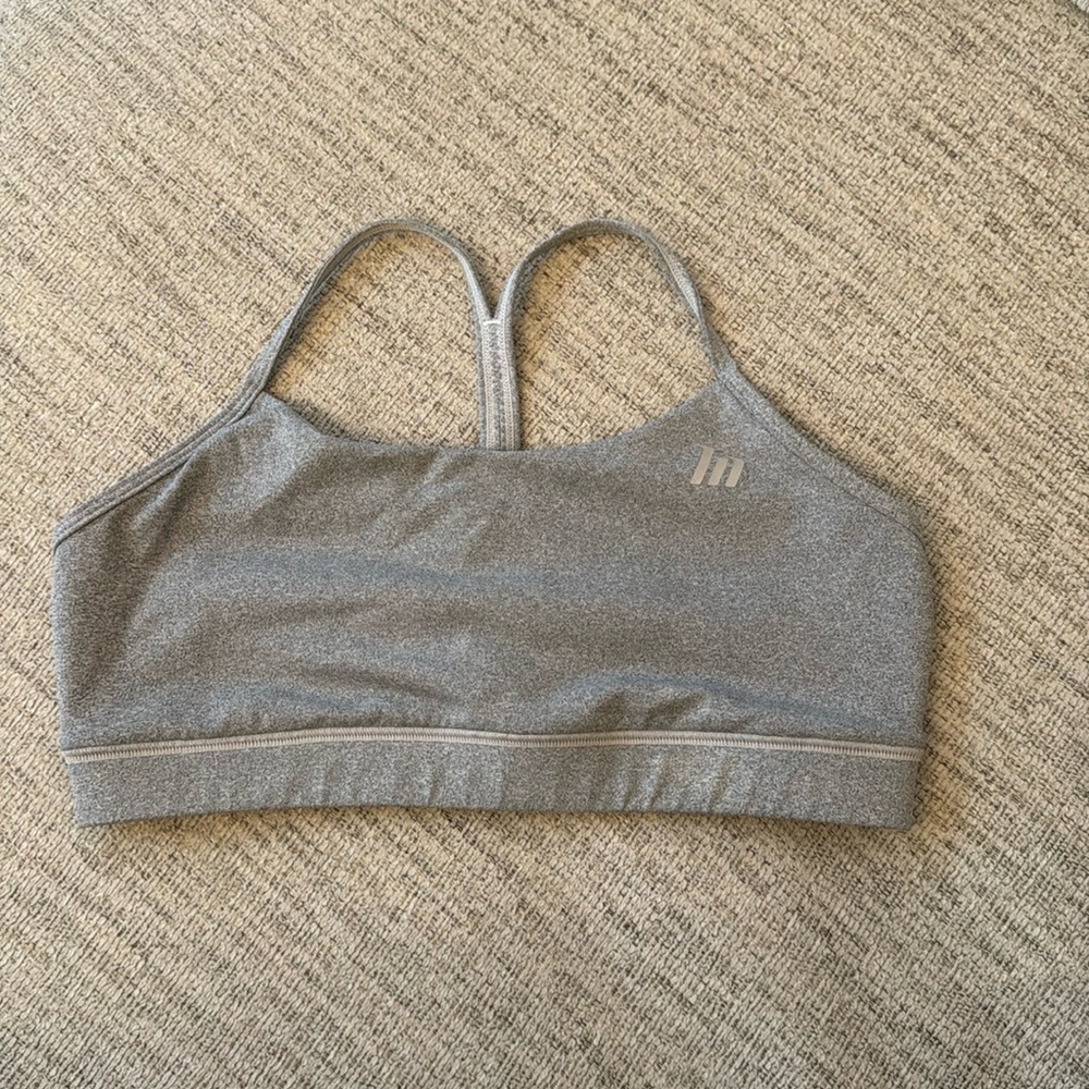 Muscle Nation 💪🏻 Tone Sports Bra - Ash Grey - Medium